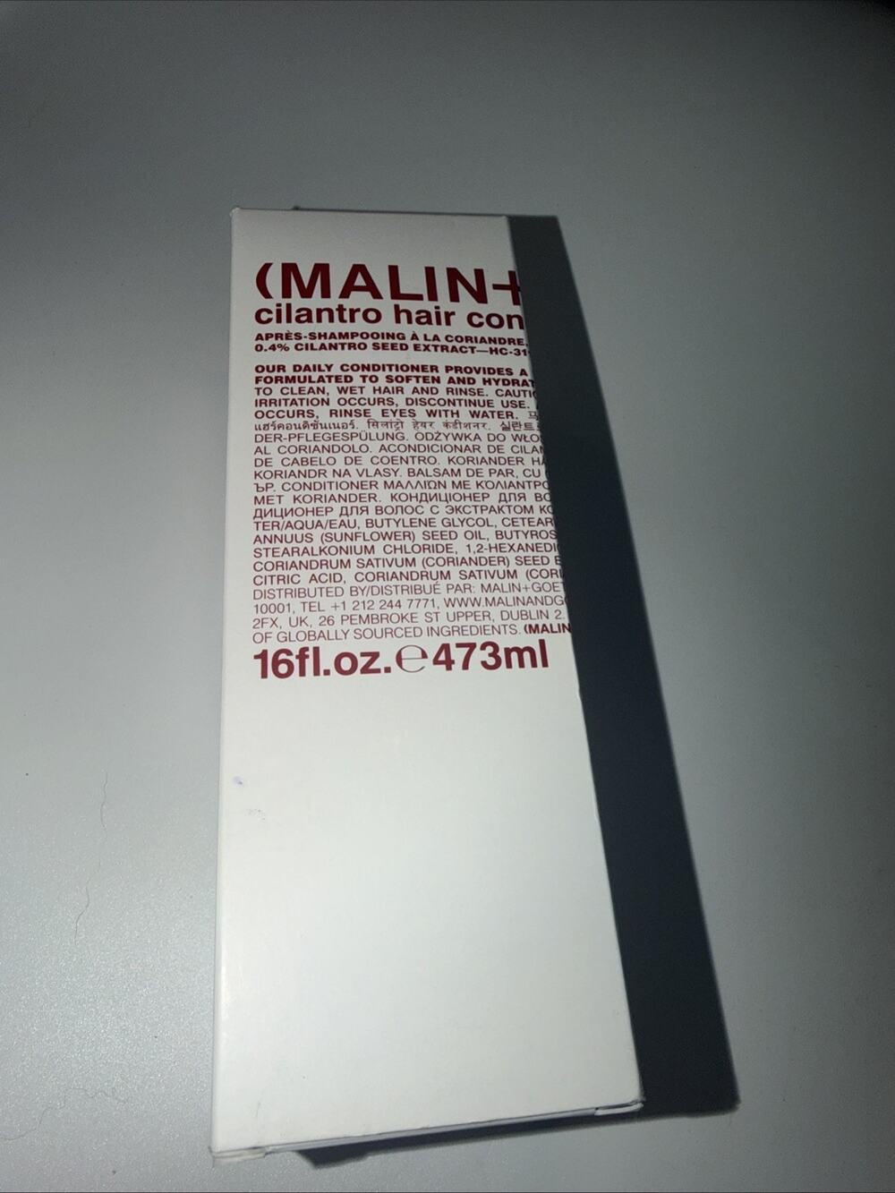 MALIN+GOETZ Cilantro Hair Conditioner (16fl.oz 473ml) NEW SEALED